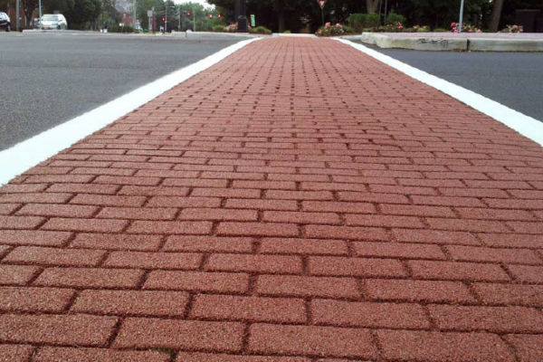 Stamped Cross Walk with PennDOT specified Resin Bound Paving